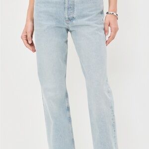 Agolde Women's Light Blue Boot Cut Jeans